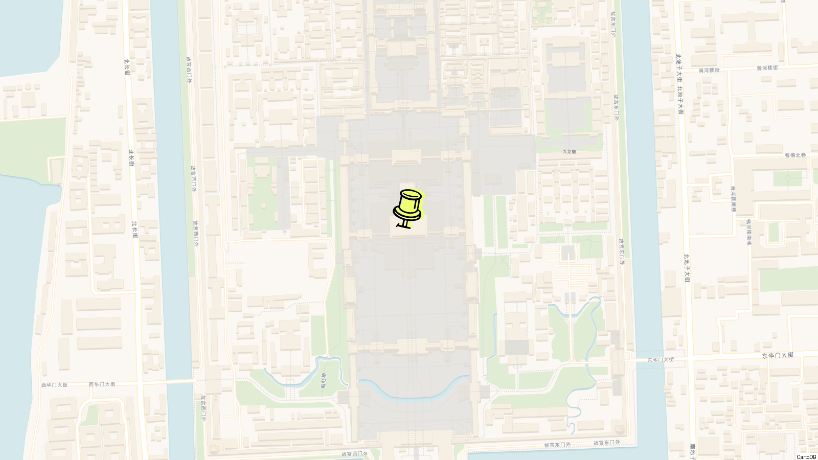 Map of Forbidden City