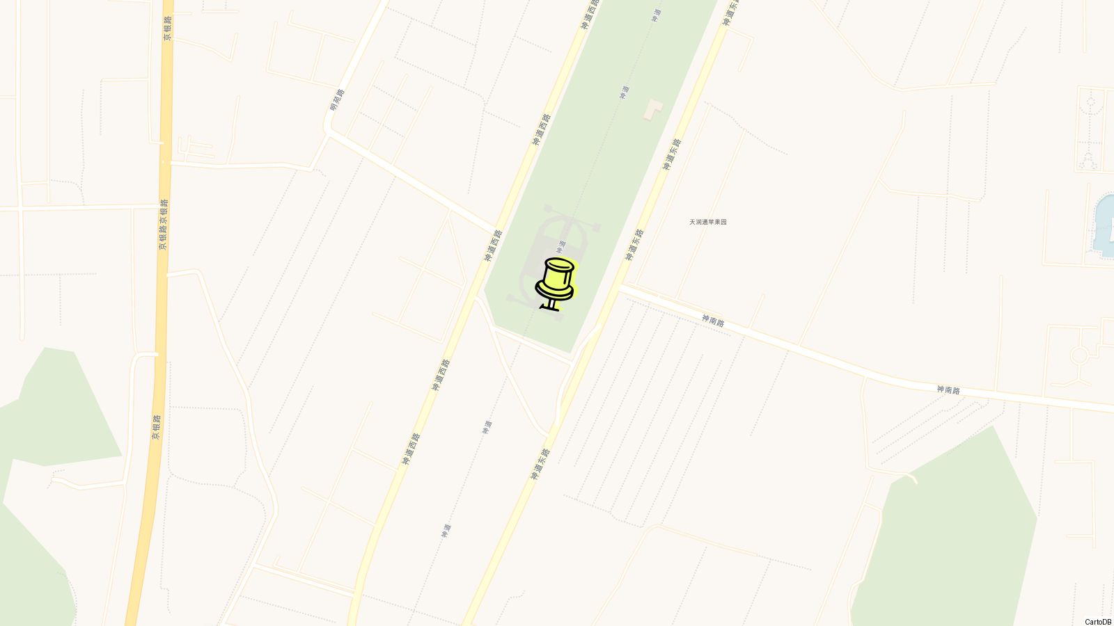 Map of Ming tombs