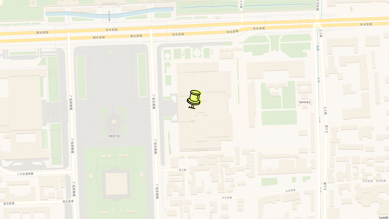 Map of National Museum of China