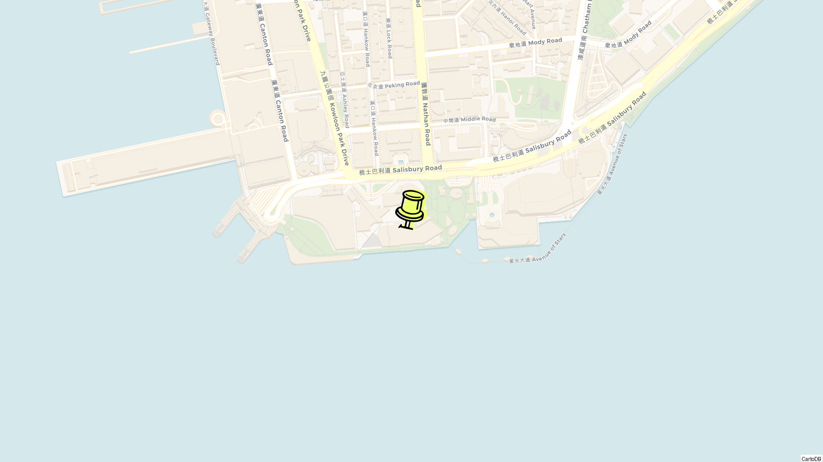 Map of Hong Kong Museum of Art