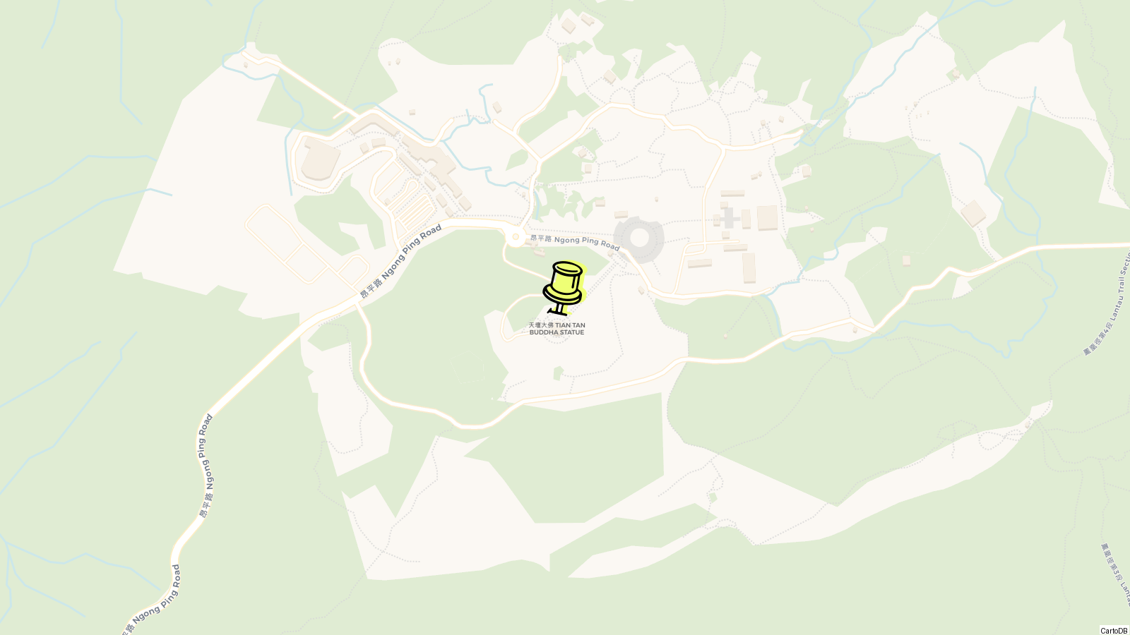 Map of Tian Tan Buddha