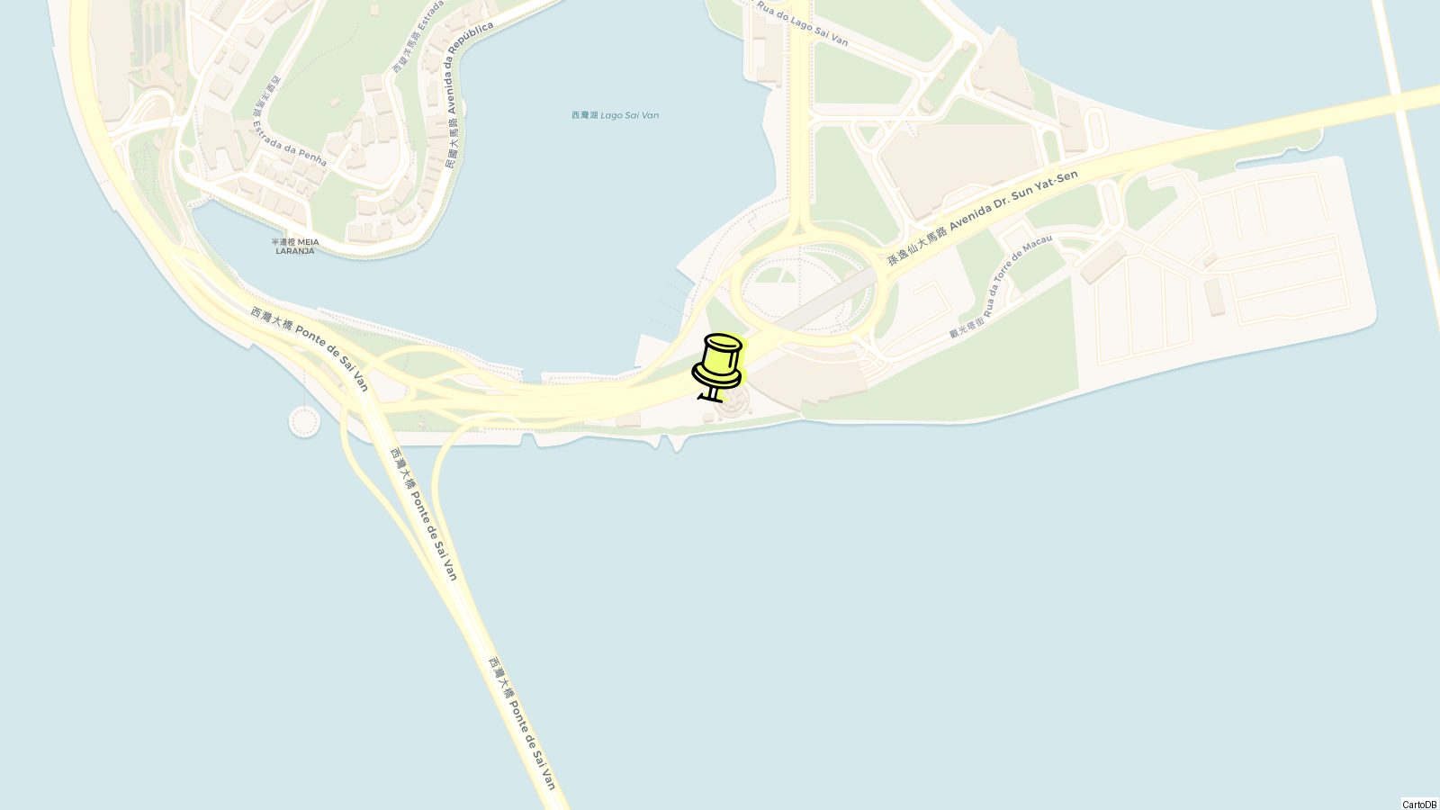 Map of Macau Tower