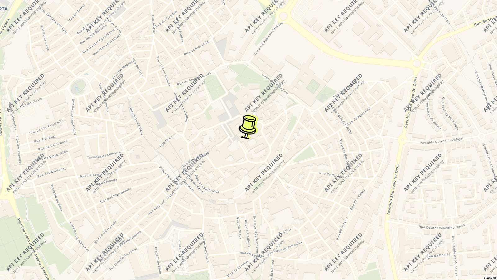 Map of Cathedral of Évora