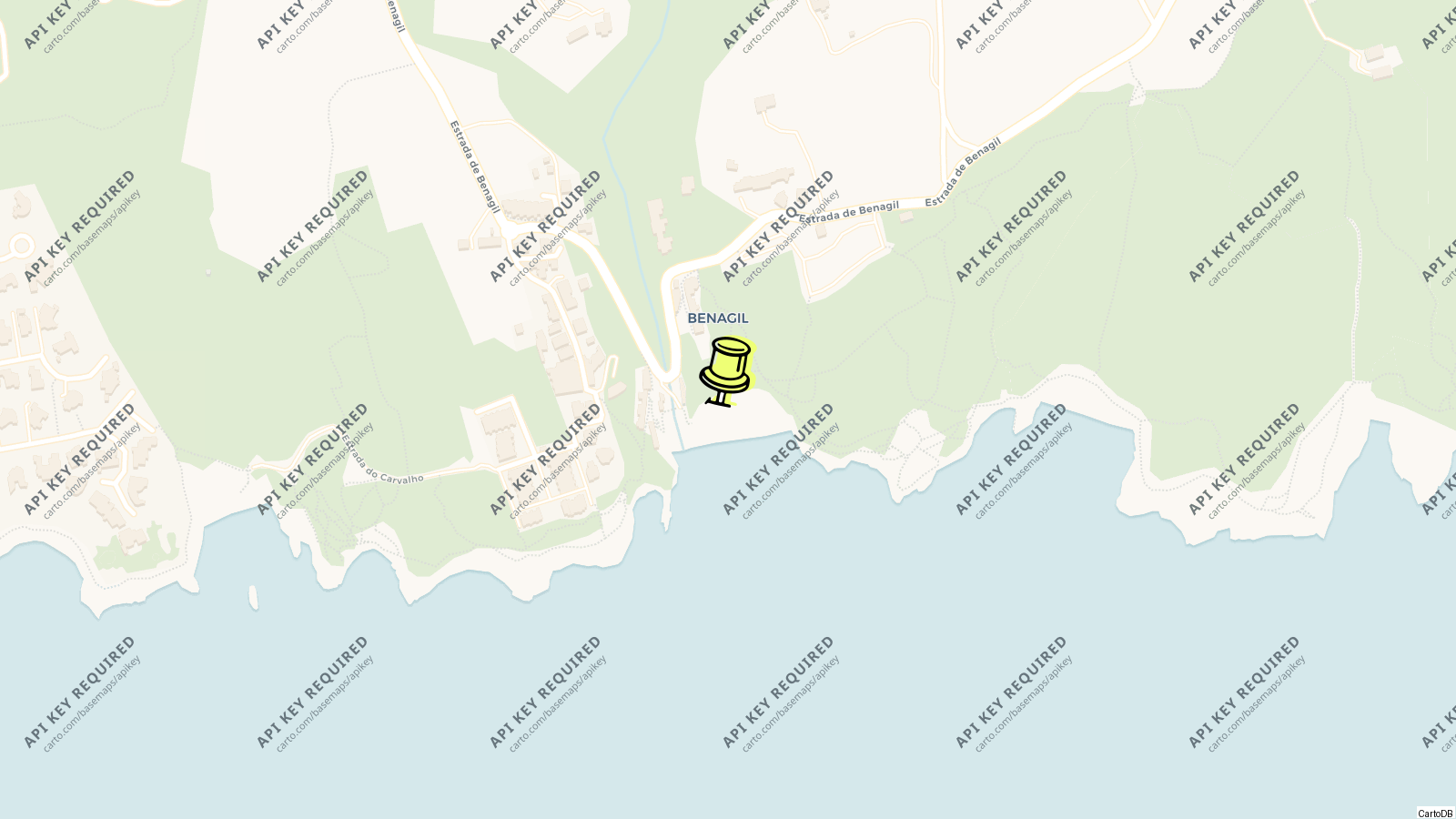 Map of Benagil