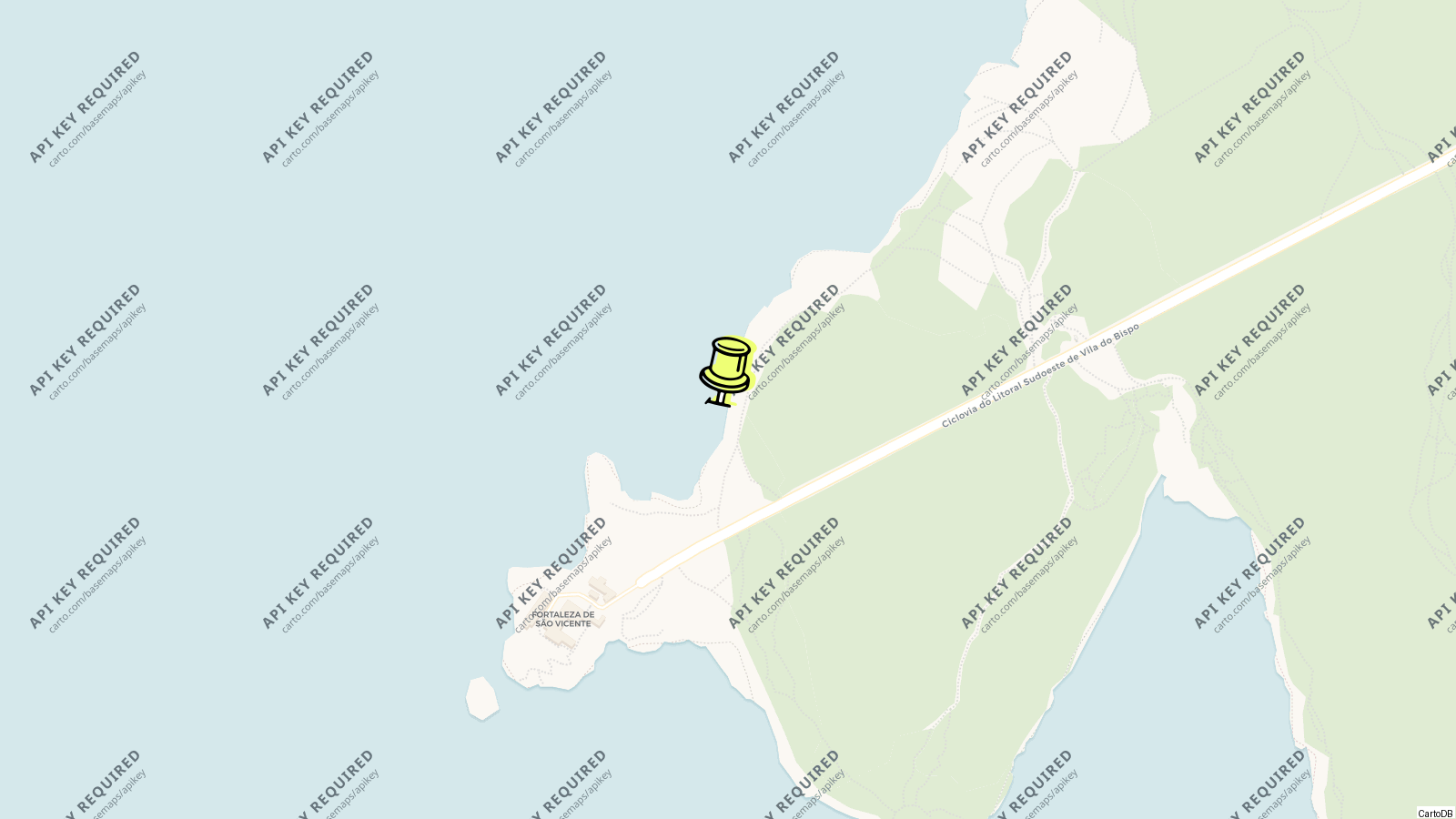 Map of Cape St. Vincent