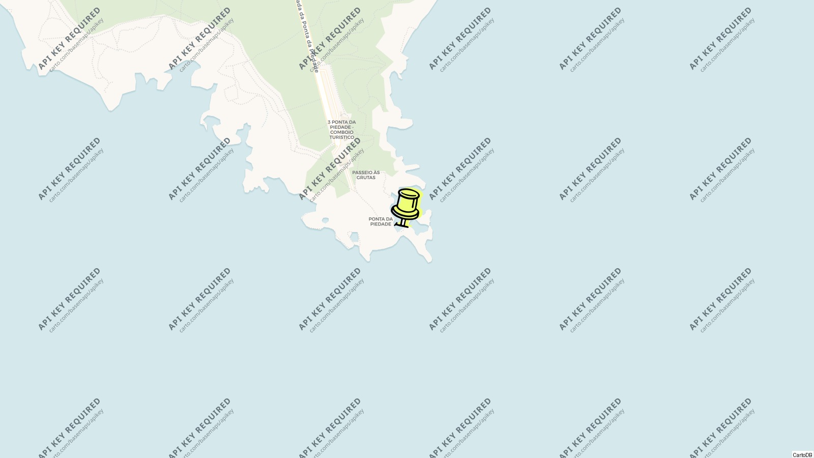 Map of Ponta da Piedade