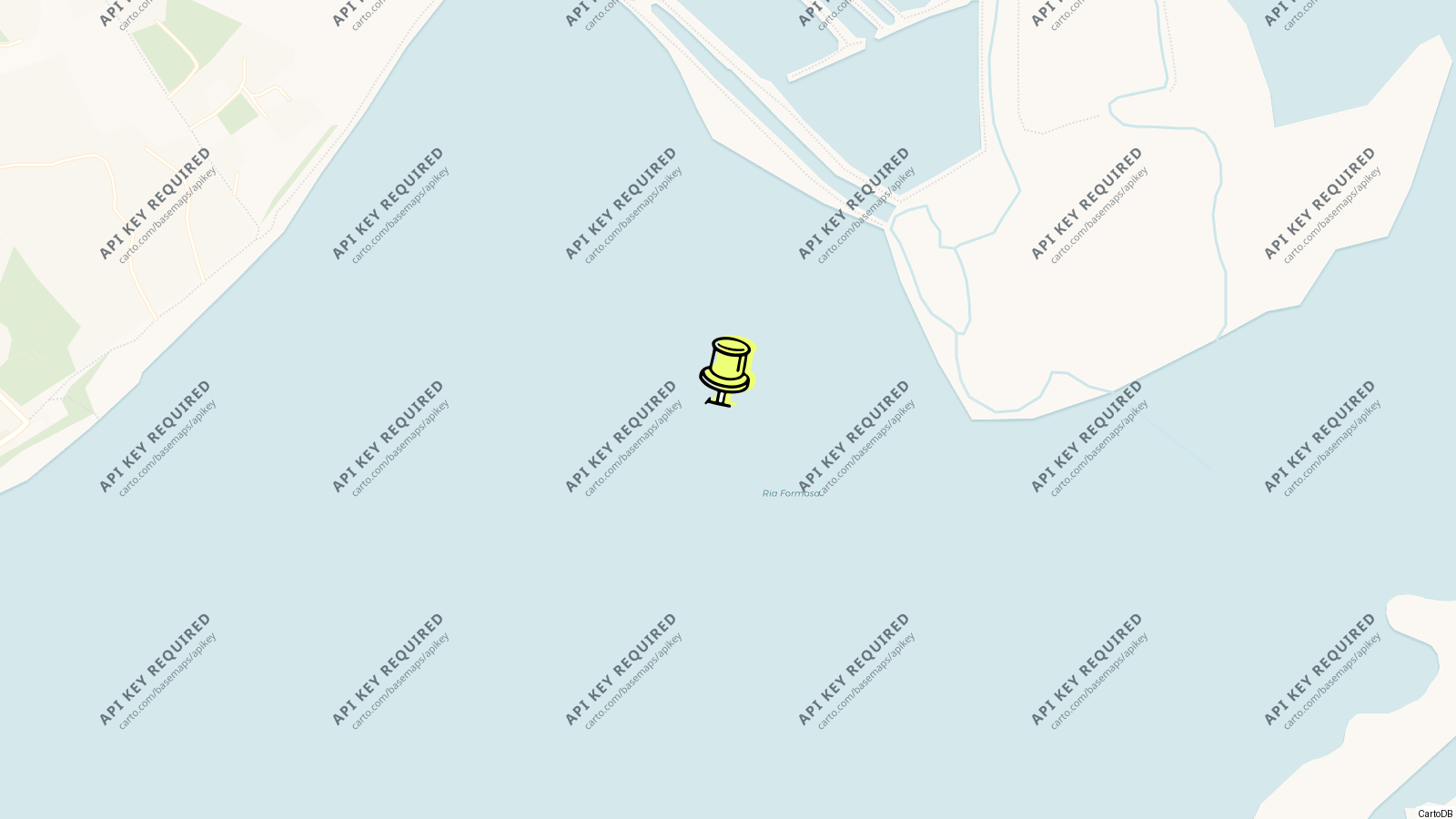 Map of Ria Formosa Nature Park