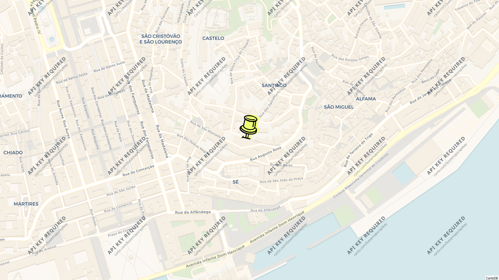 Map of Alfama