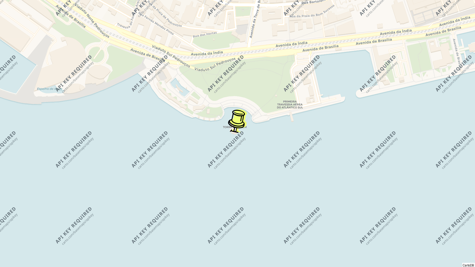 Map of Belém Tower
