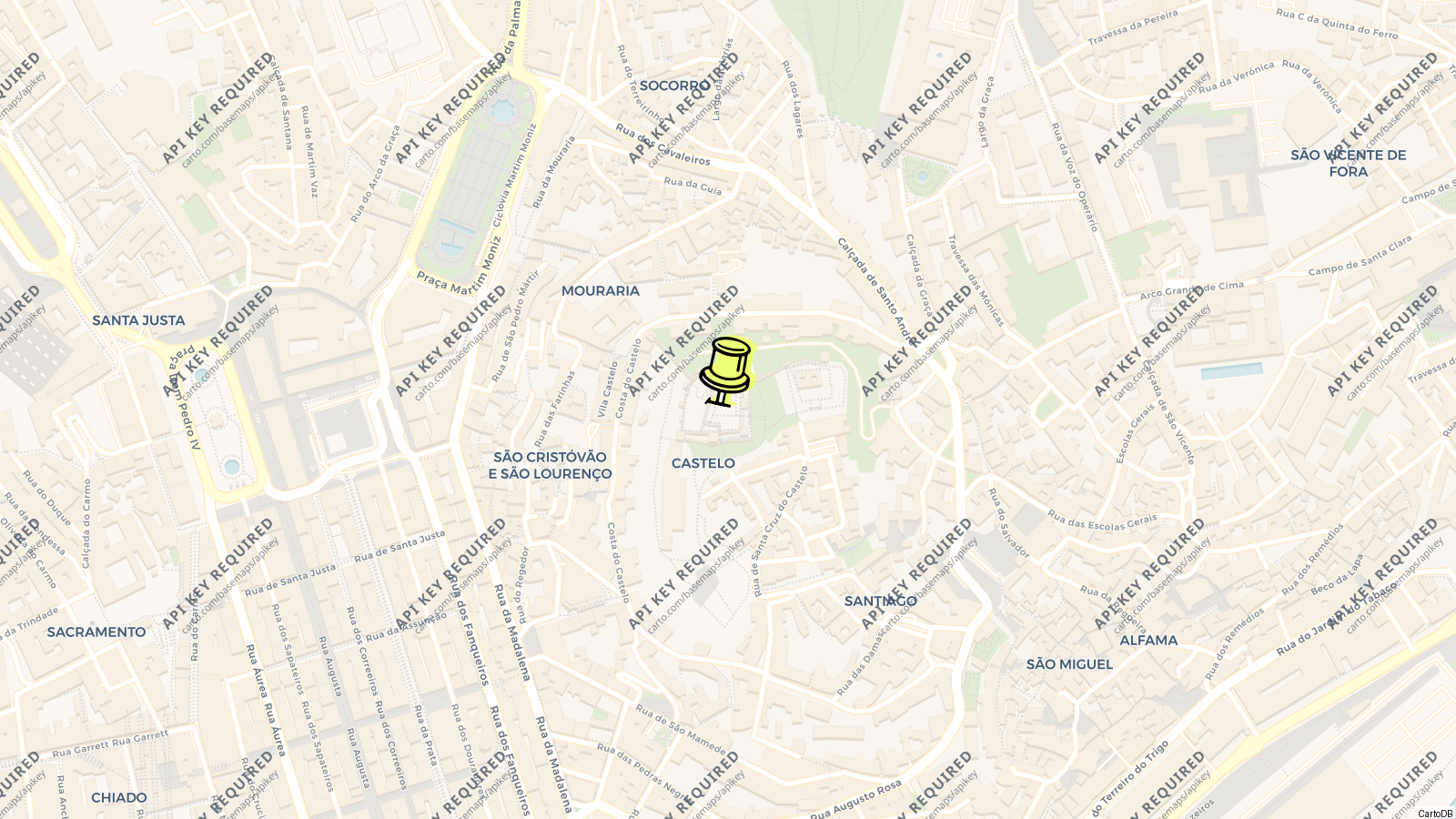 Map of Castle of Saint George
