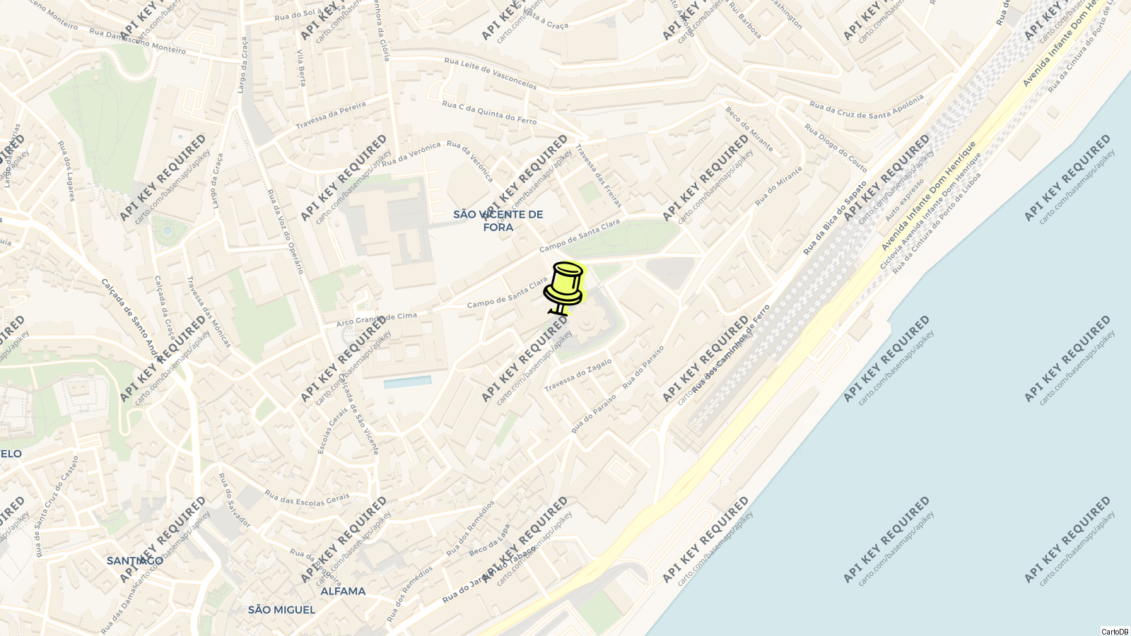 Map of Church of Santa Engrácia