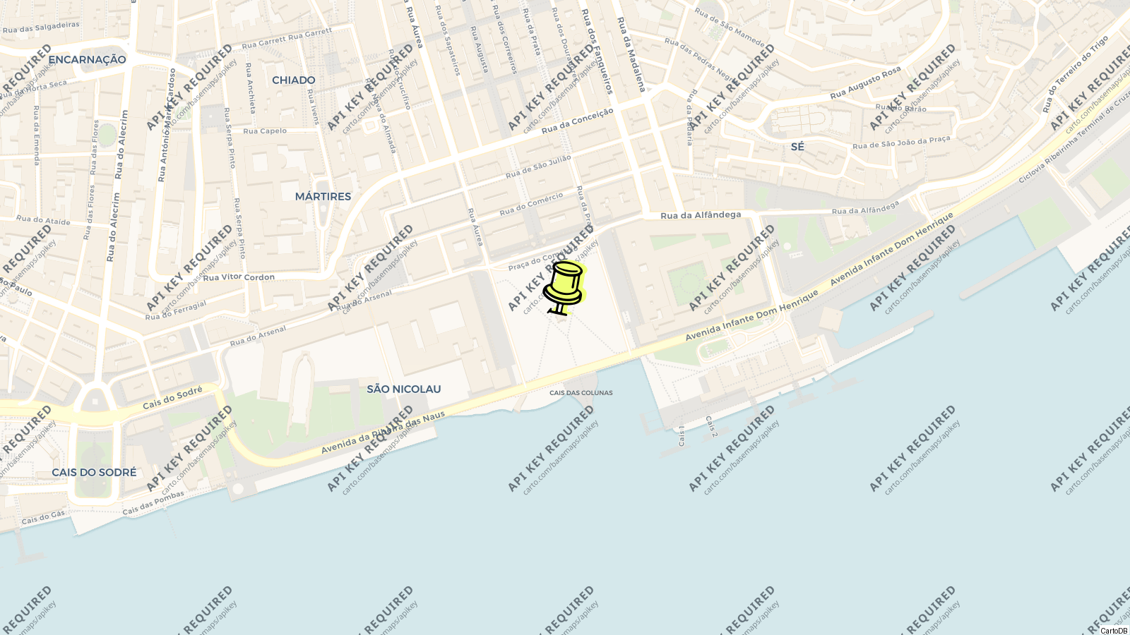 Map of Praça do Comércio
