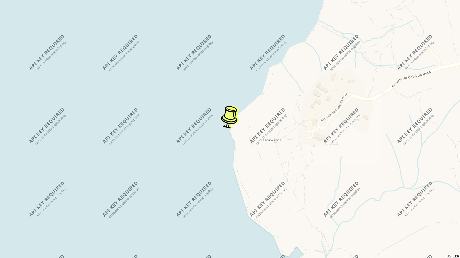 Map of Cabo da Roca
