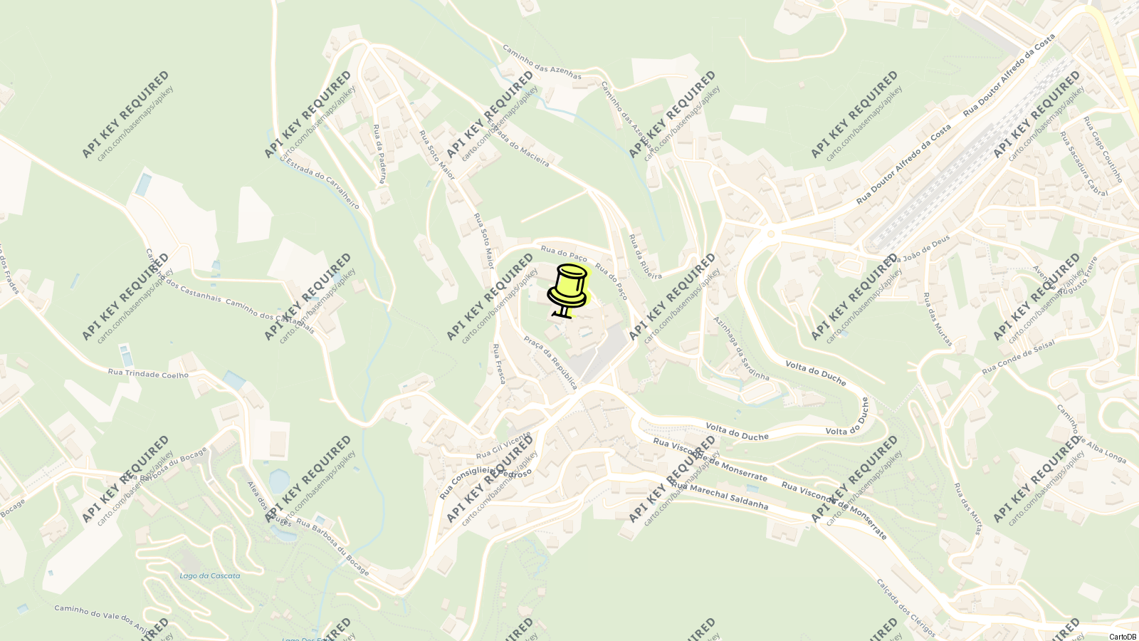 Map of Sintra National Palace