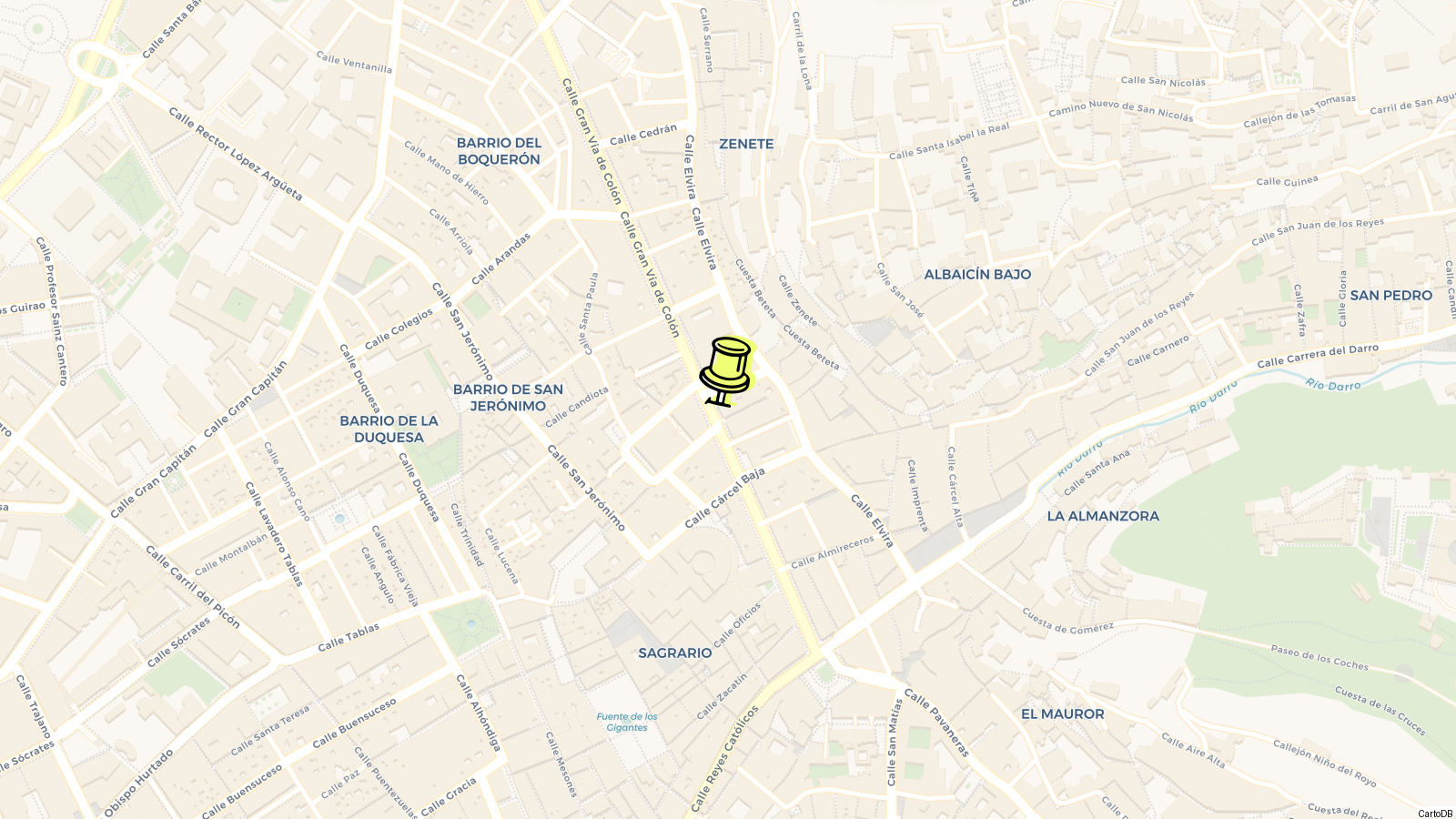 Map of Albaicín