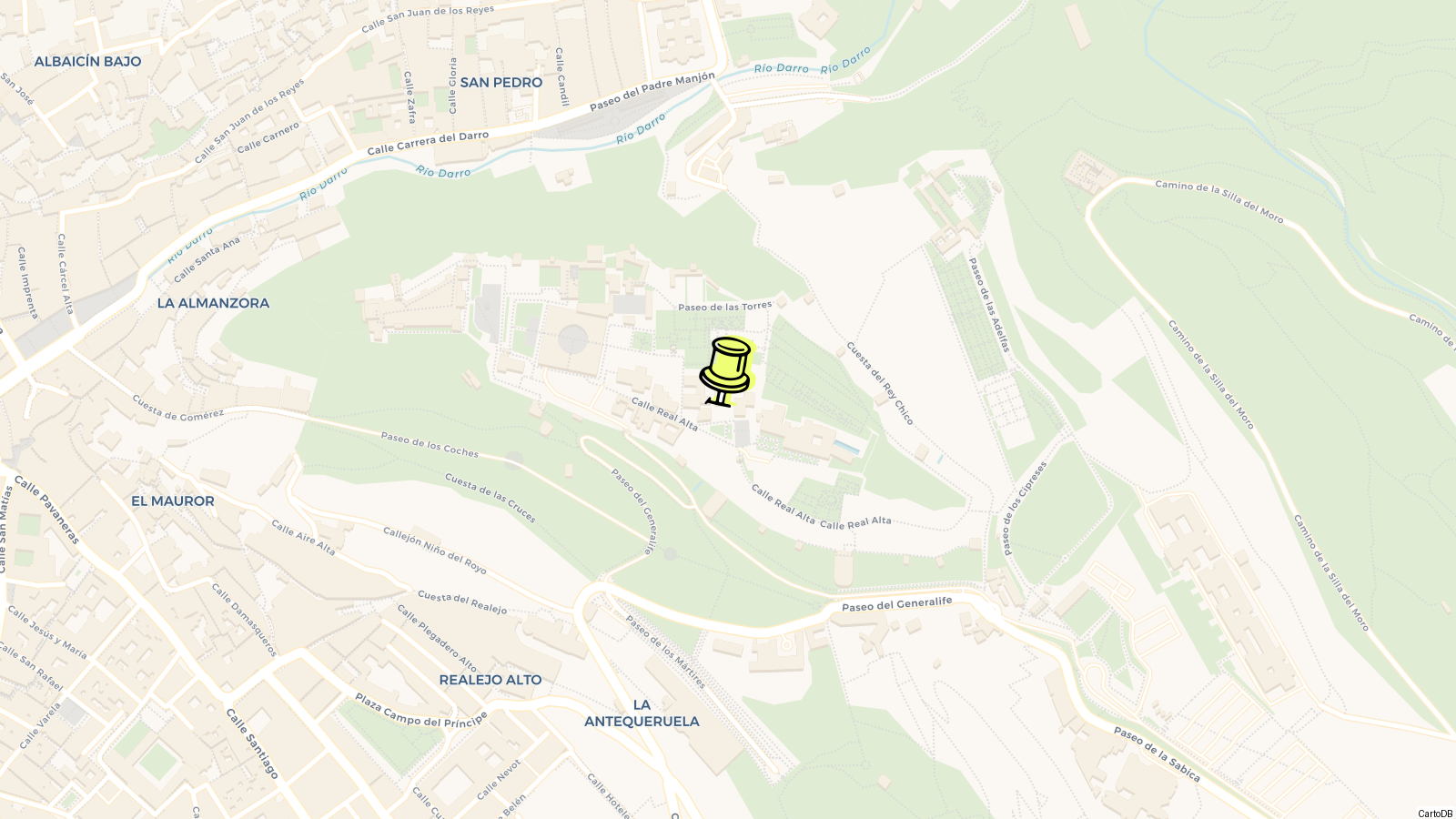 Map of Alhambra