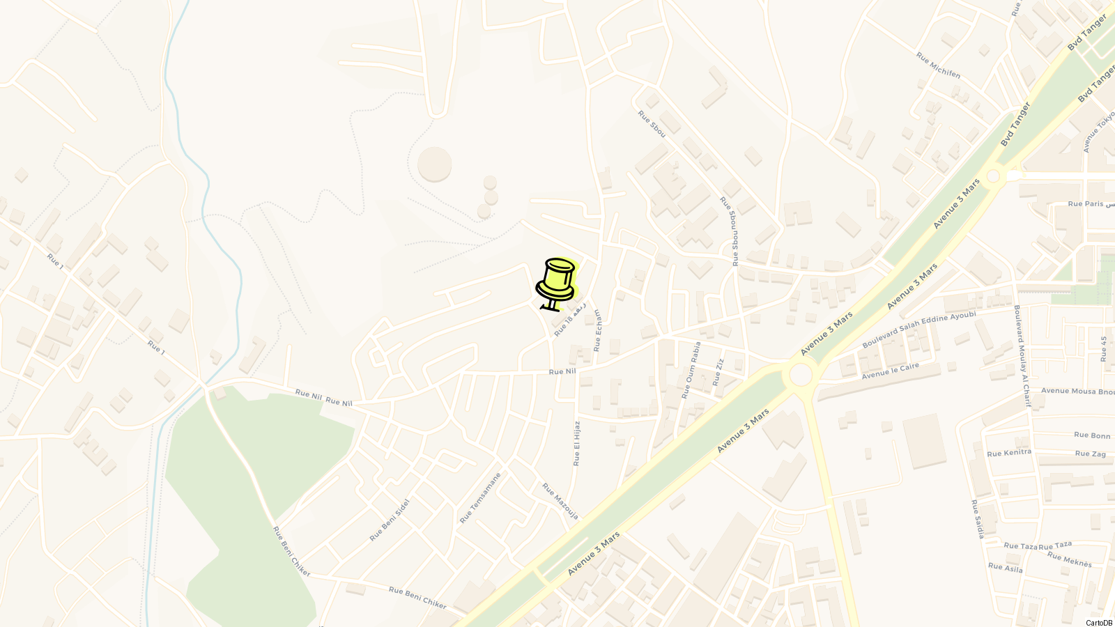 Map of Melilla la Vieja