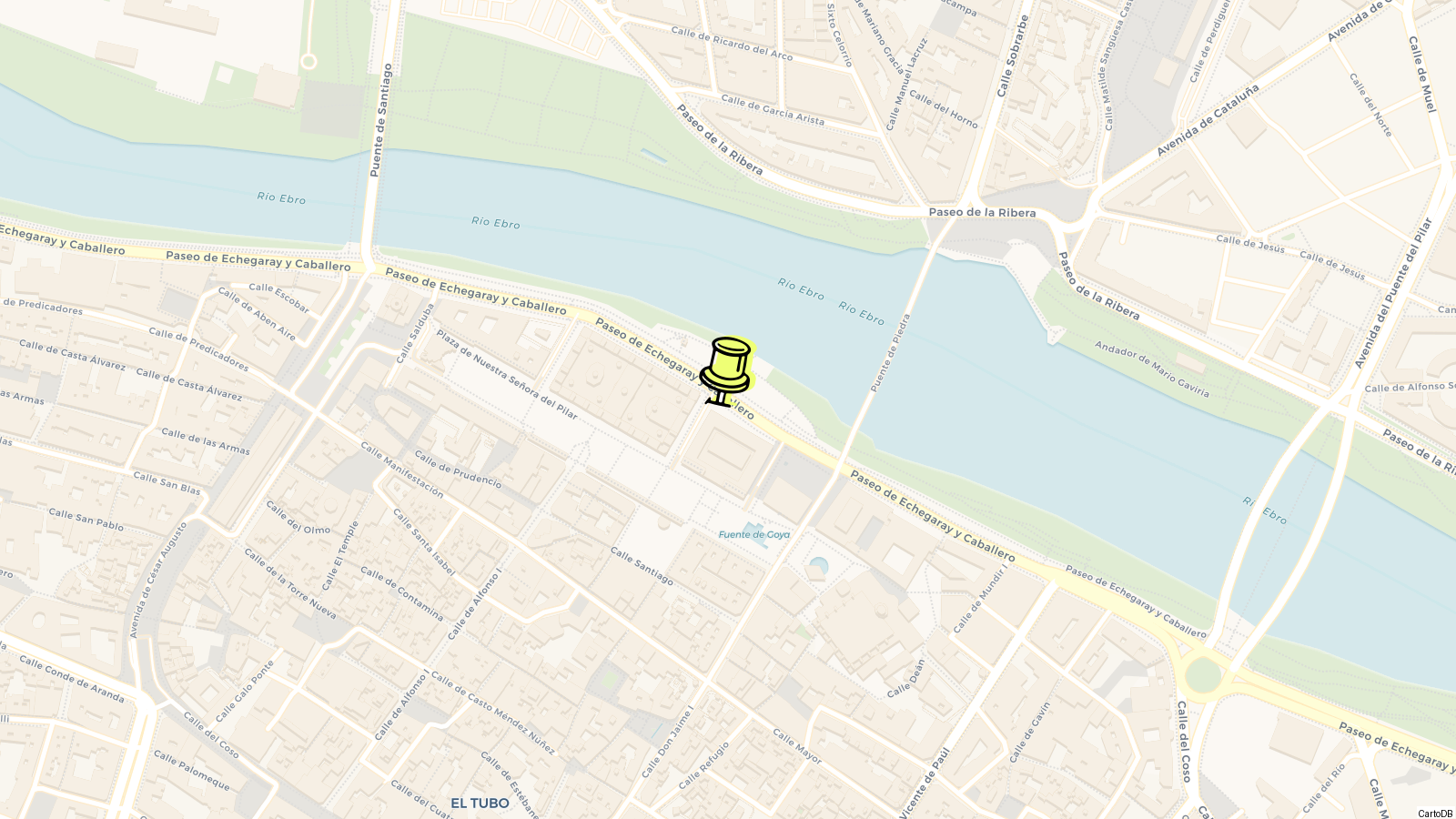 Map of Basilica of Our Lady of the Pillar