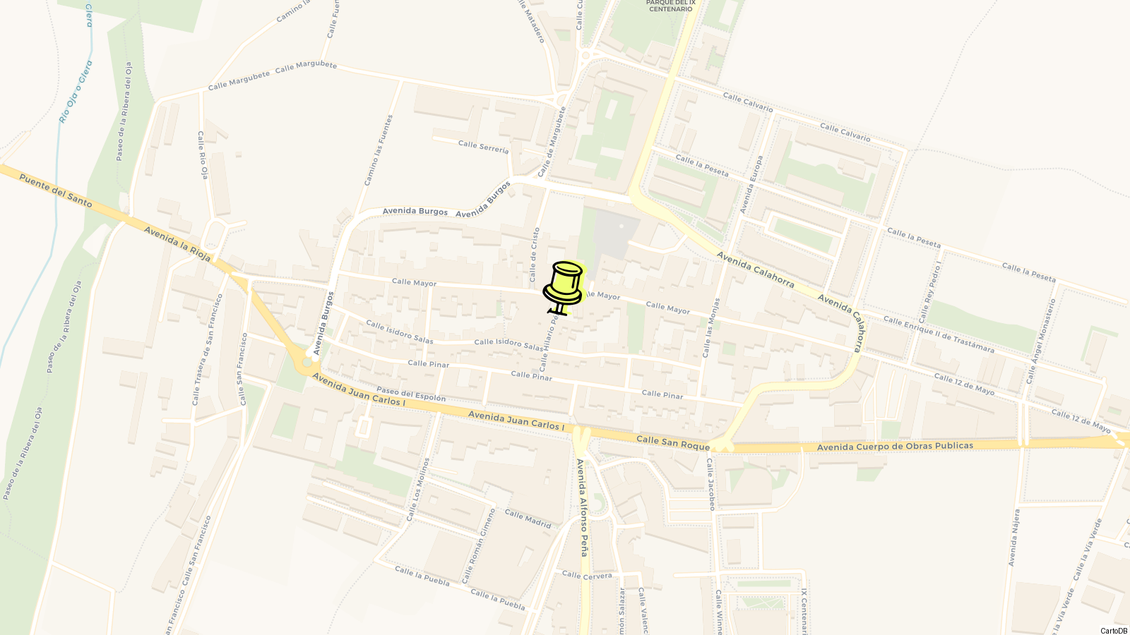 Map of Santo Domingo de la Calzada