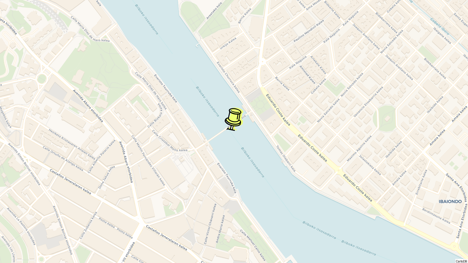 Map of Vizcaya Bridge