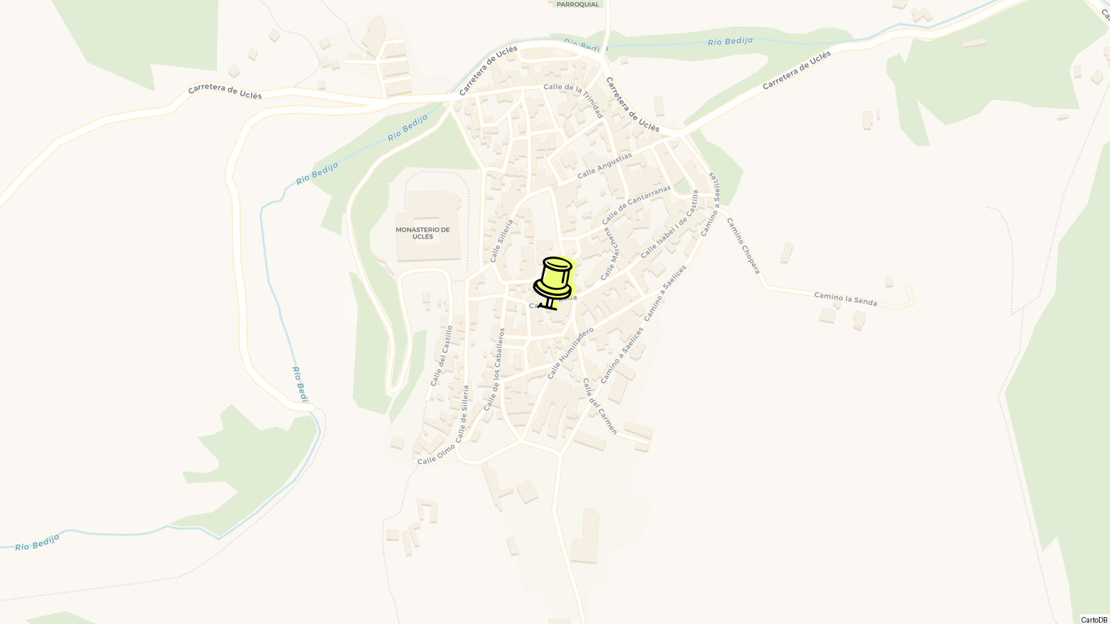 Map of Uclés