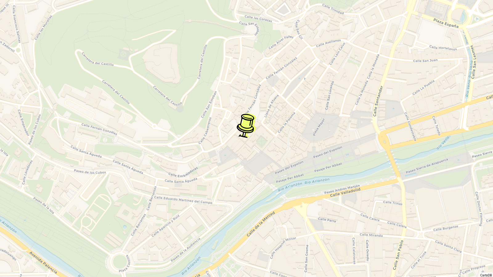 Map of Burgos Cathedral