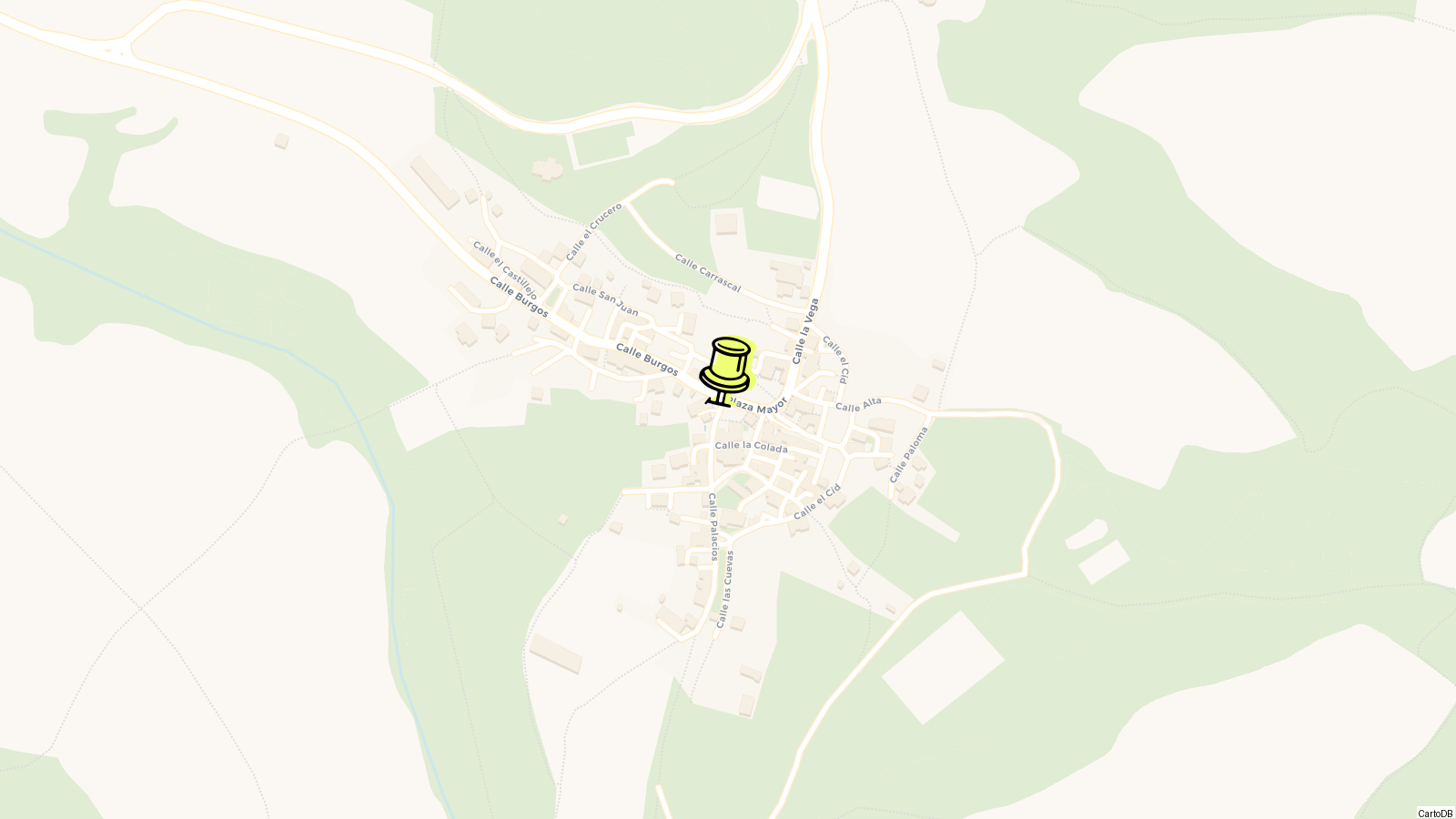Map of Castrillo del Val