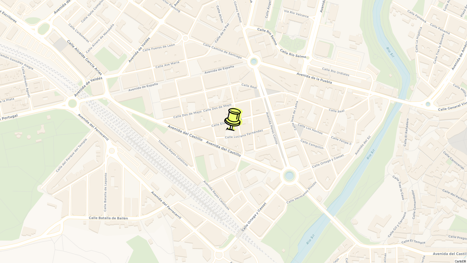 Map of Ponferrada