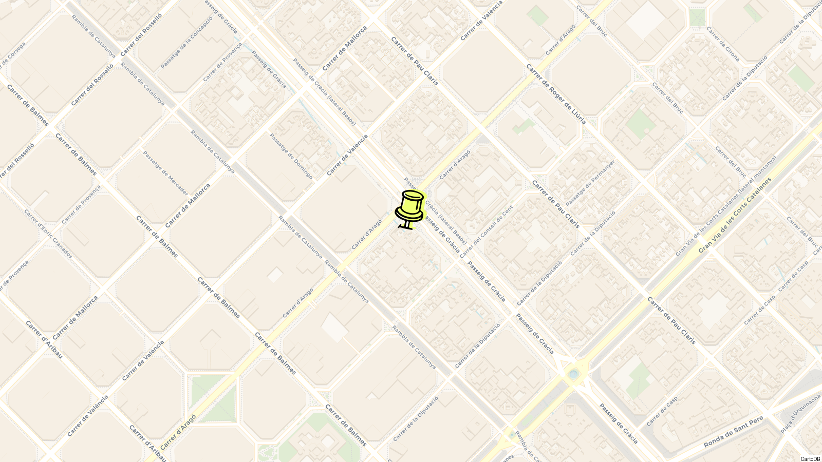 Map of Casa Batlló