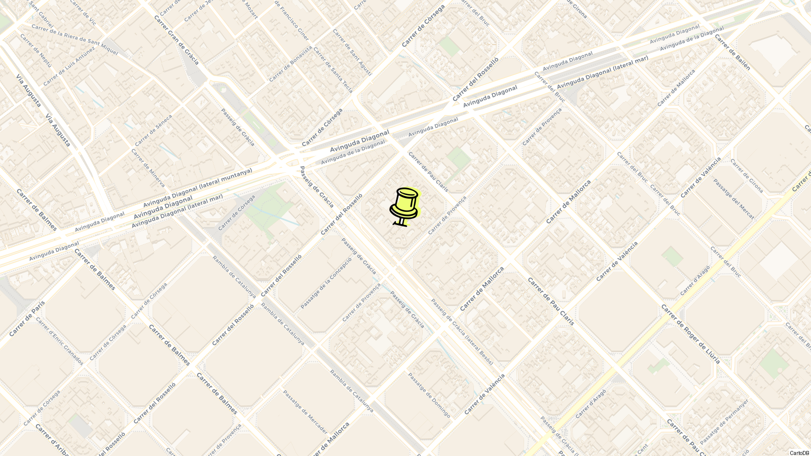 Map of La Pedrera