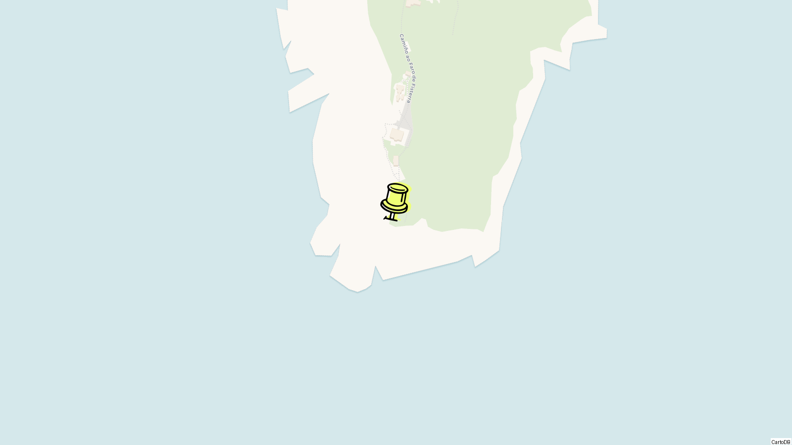 Map of Cape Finisterre