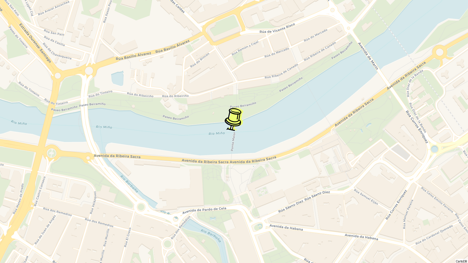 Map of Ponte Vella