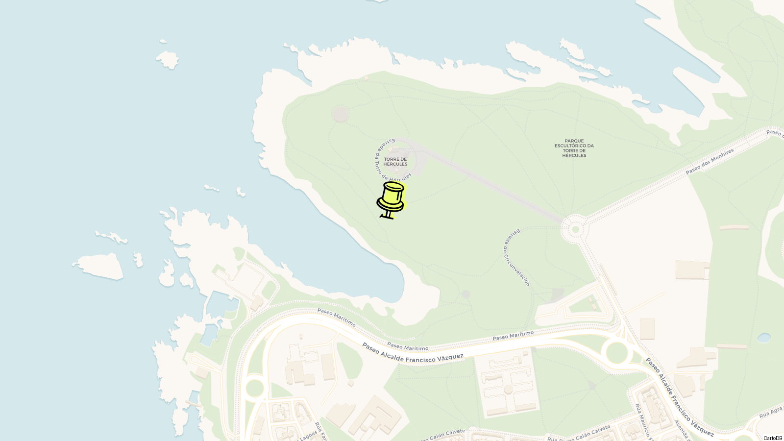 Map of Tower of Hercules