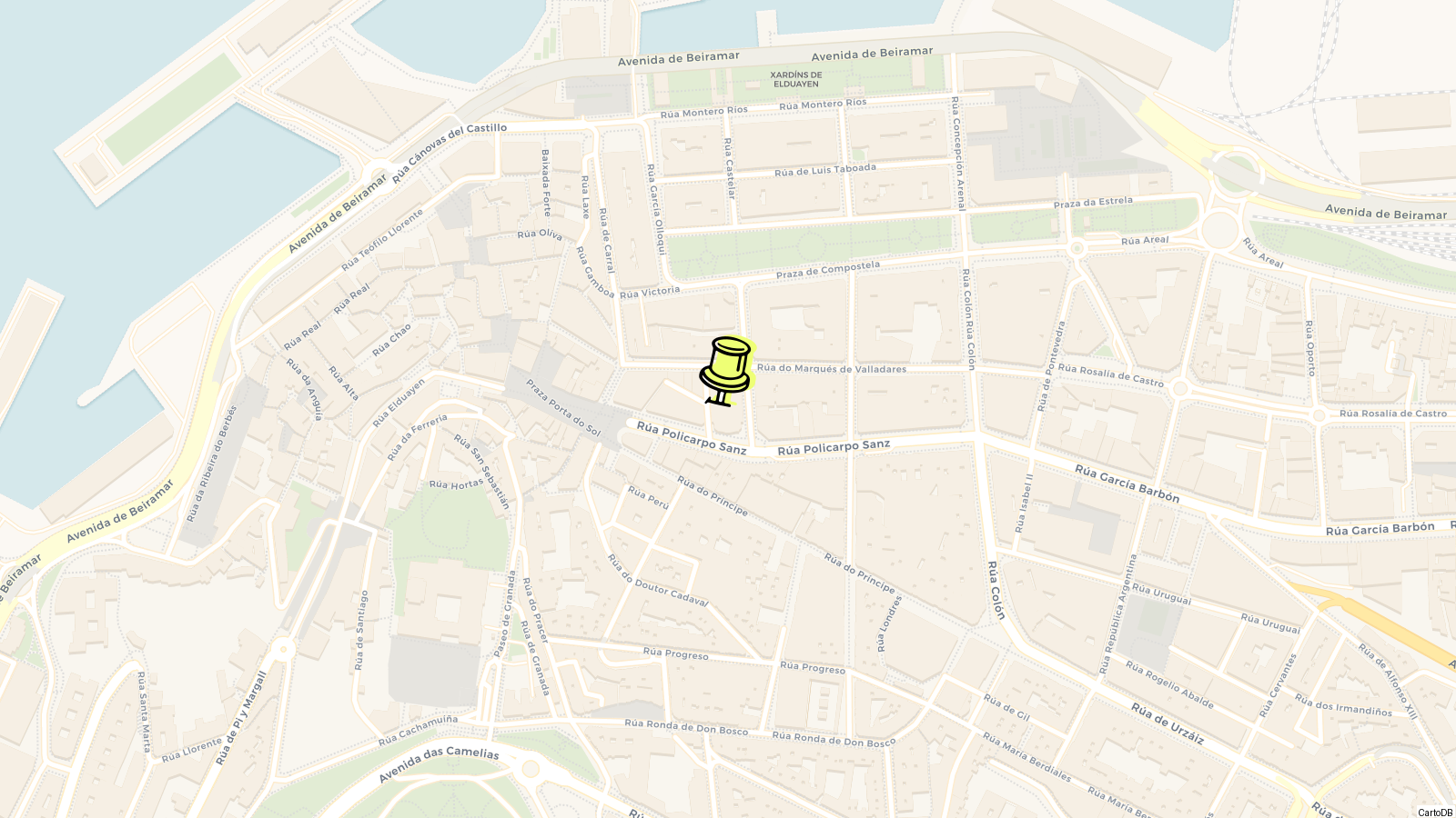 Map of Afundación Theatre