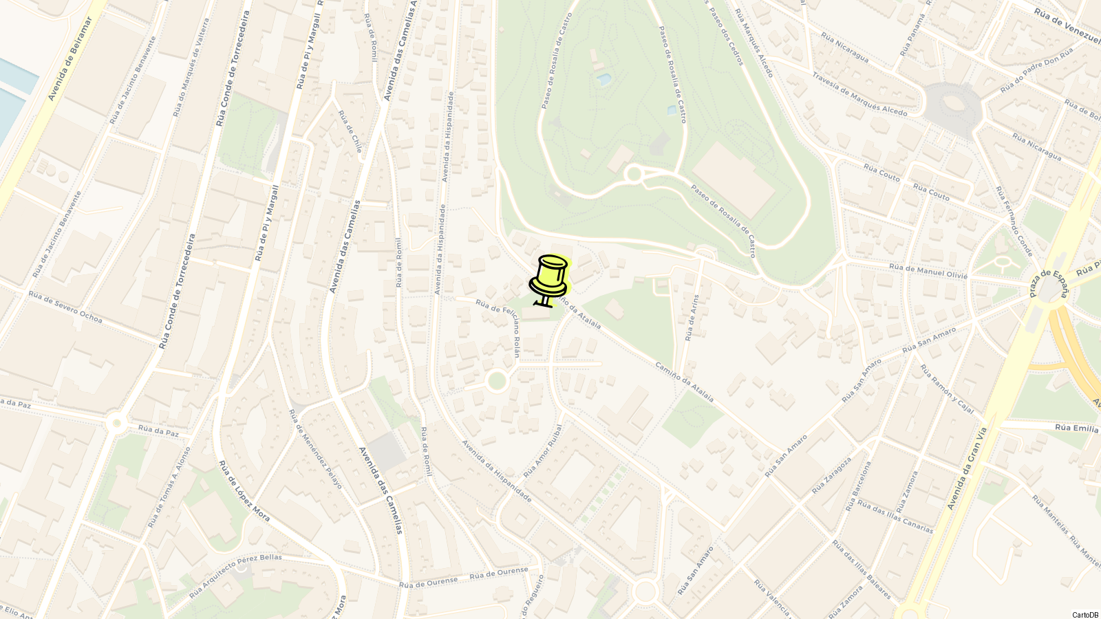 Map of Church of Nuestra Señora de la Soledad, Vigo