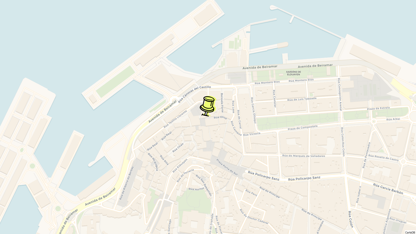 Map of Concatedral de Santa María de Vigo