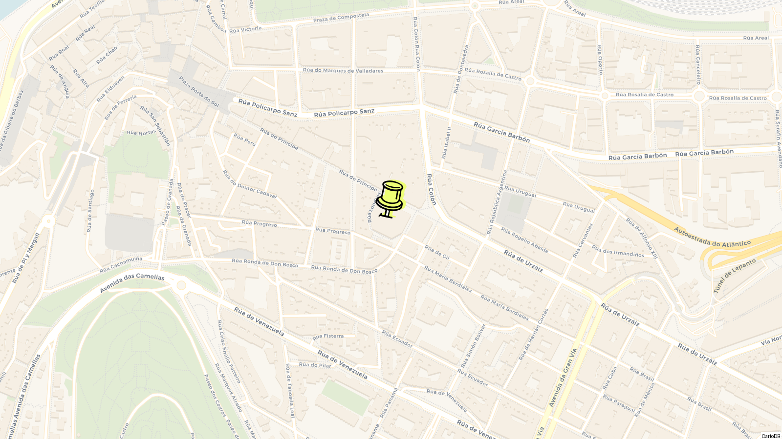 Map of Museum of Contemporary Art, Vigo
