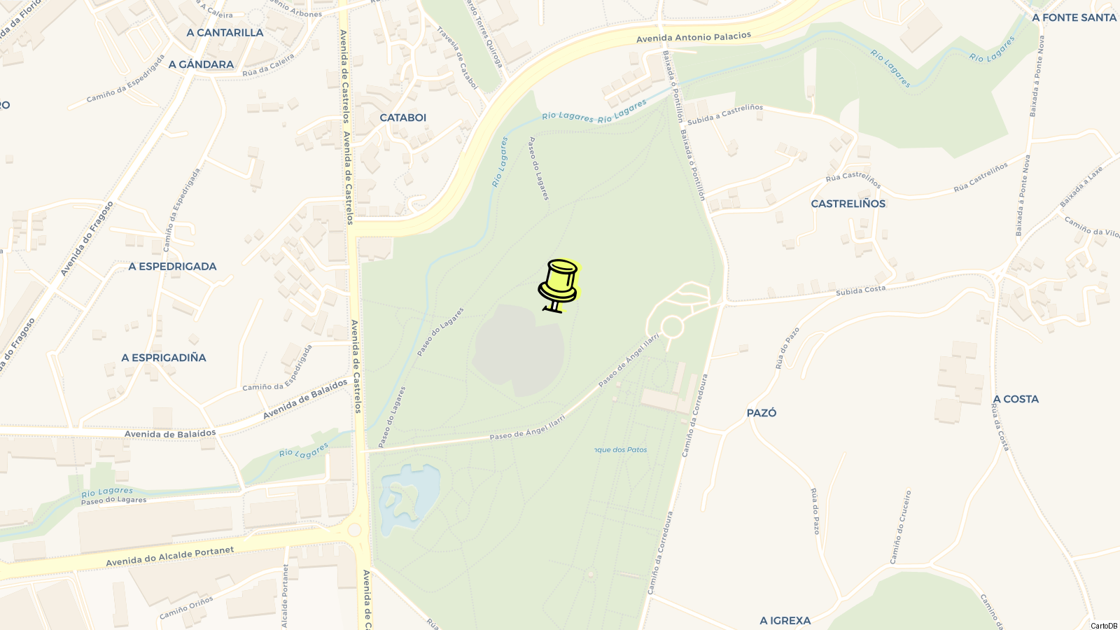Map of Parque de Castrelos