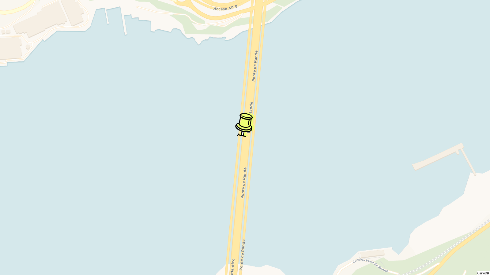 Map of Rande Bridge