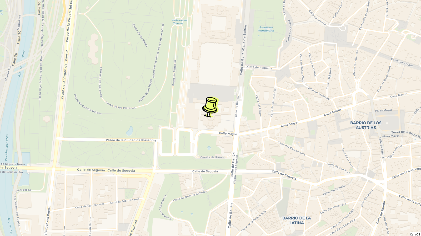 Map of Almudena Cathedral