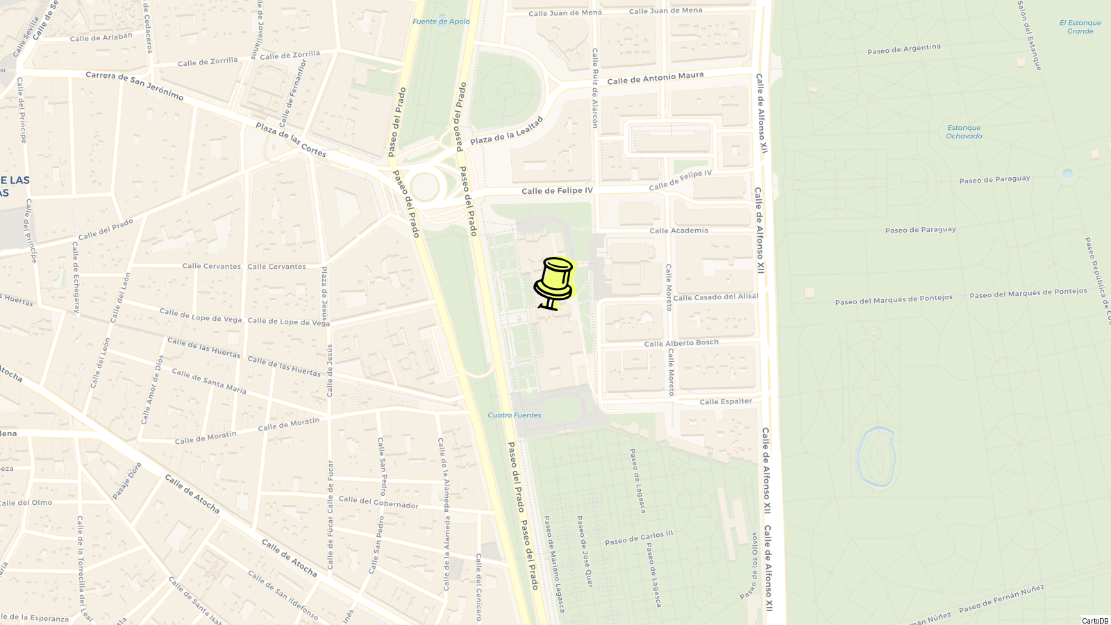 Map of Museo del Prado