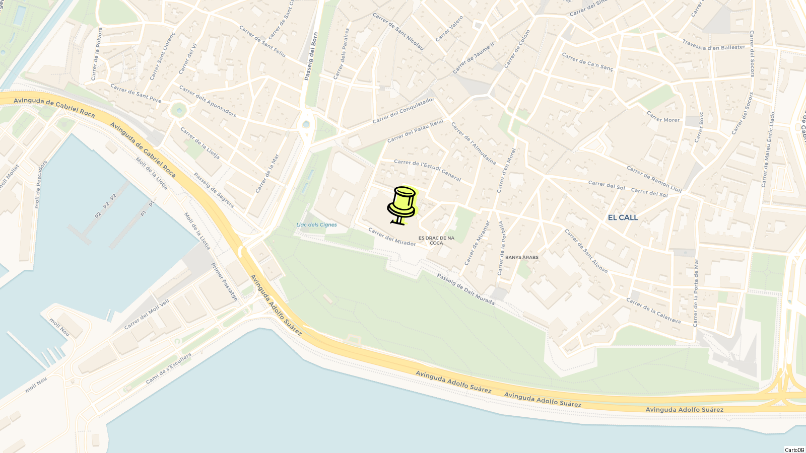 Map of Palma Cathedral